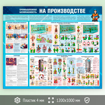 Стенд «Промышленная безопасность на производстве» (TM-46-ECONOMY2)